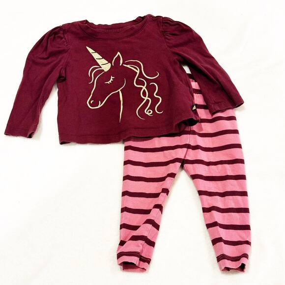 Baby Gap Girl Outfit sz 12-18 m Outfit Matching Set Two Piece Outfit organic - Picture 1 of 7